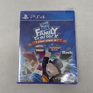 PS4 Hasbro Family Fun Pack Conquest Edition Playstation 4 2014 Monopoly Scrabble